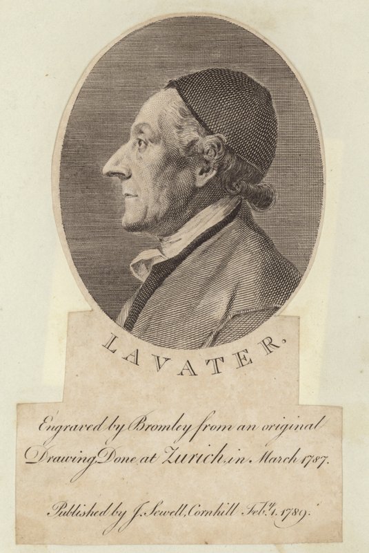 Johann Kaspar Lavaterin muotokuva tekijältä English School