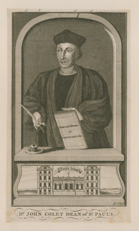 John Coletin muotokuva tekijältä English School