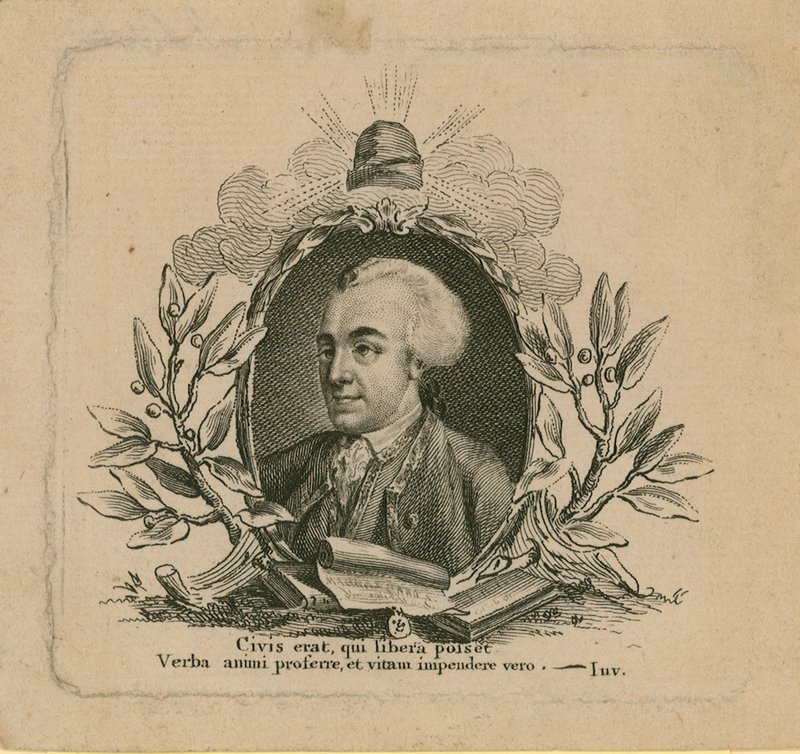 John Wilkesin muotokuva tekijältä English School
