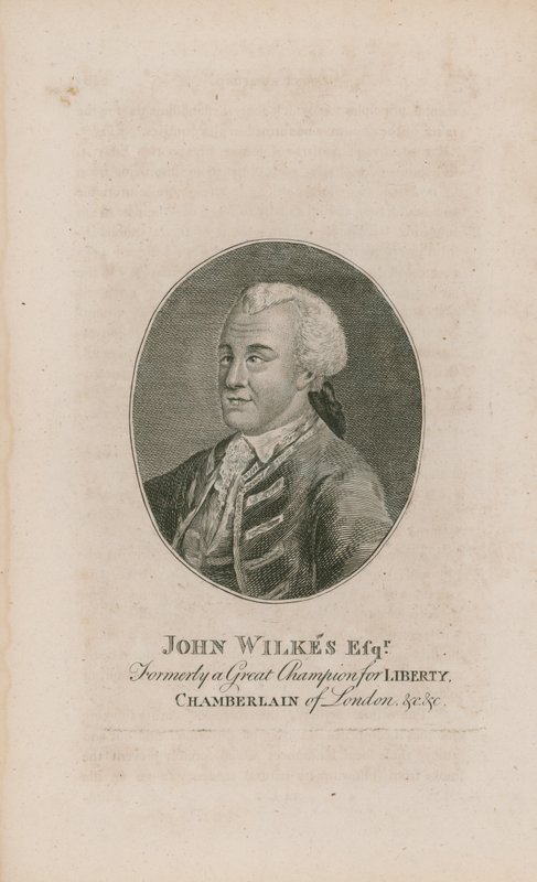 John Wilkesin muotokuva tekijältä English School