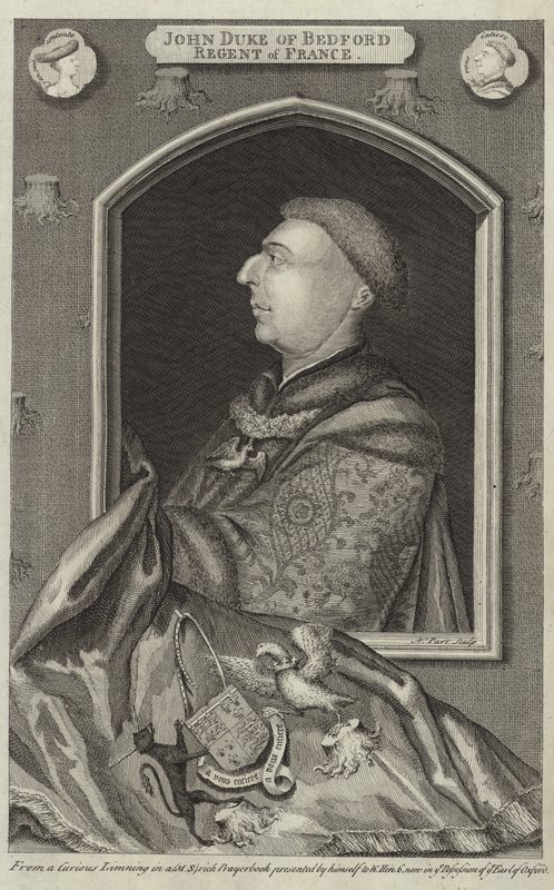 John of Lancaster, Bedfordin herttuan muotokuva tekijältä English School