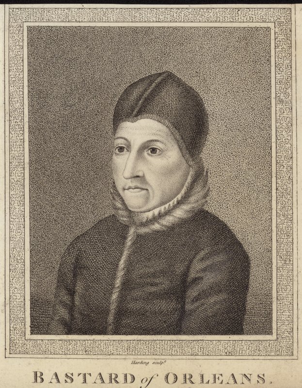 John of Orleansin, Dunoisin kreivin muotokuva tekijältä English School