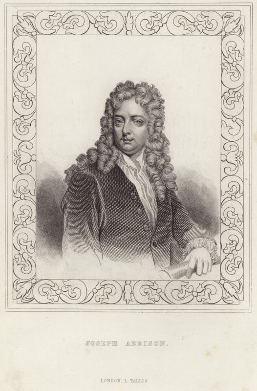 Joseph Addisonin muotokuva tekijältä English School