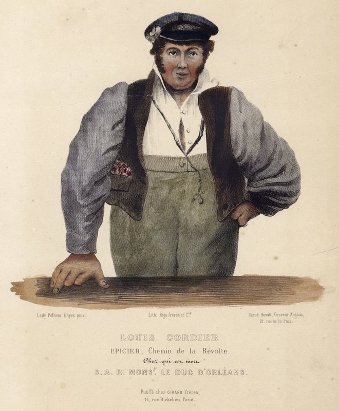 Louis Cordierin muotokuva tekijältä English School