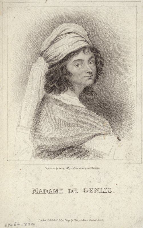 Madame de Genlisin muotokuva tekijältä English School