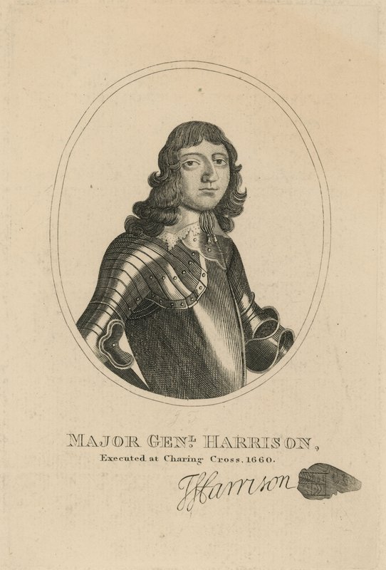 Kenraalimajuri Thomas Harrisonin muotokuva tekijältä English School