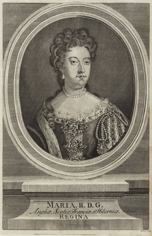 Englannin Maria II:n muotokuva tekijältä English School