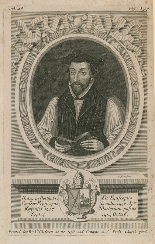 Nicholas Ridleyn muotokuva tekijältä English School