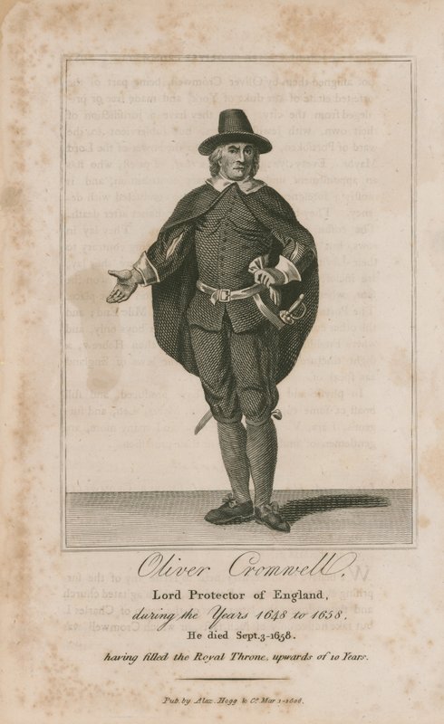 Oliver Cromwellin muotokuva tekijältä English School