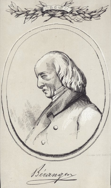 Pierre-Jean de Berangerin muotokuva tekijältä English School