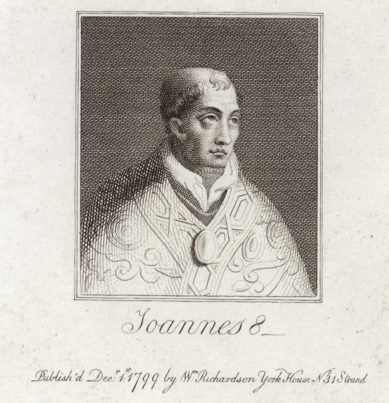 Paavi Johannes VIII:n muotokuva tekijältä English School
