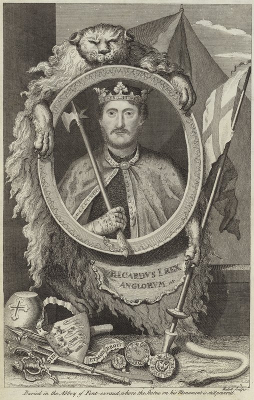 Englannin Richard I:n muotokuva tekijältä English School