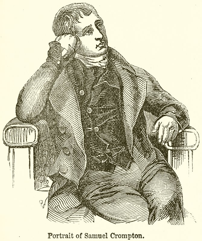 Samuel Cromptonin muotokuva tekijältä English School