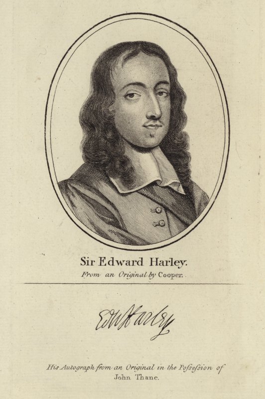 Sir Edward Harleyn muotokuva tekijältä English School