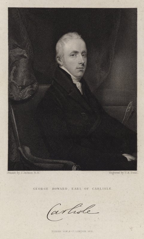 Sir George Howardin muotokuva tekijältä English School