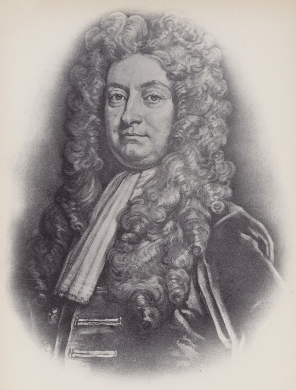 Sir Hans Sloanen muotokuva Knellerin maalauksen jälkeen (litho) tekijältä English School
