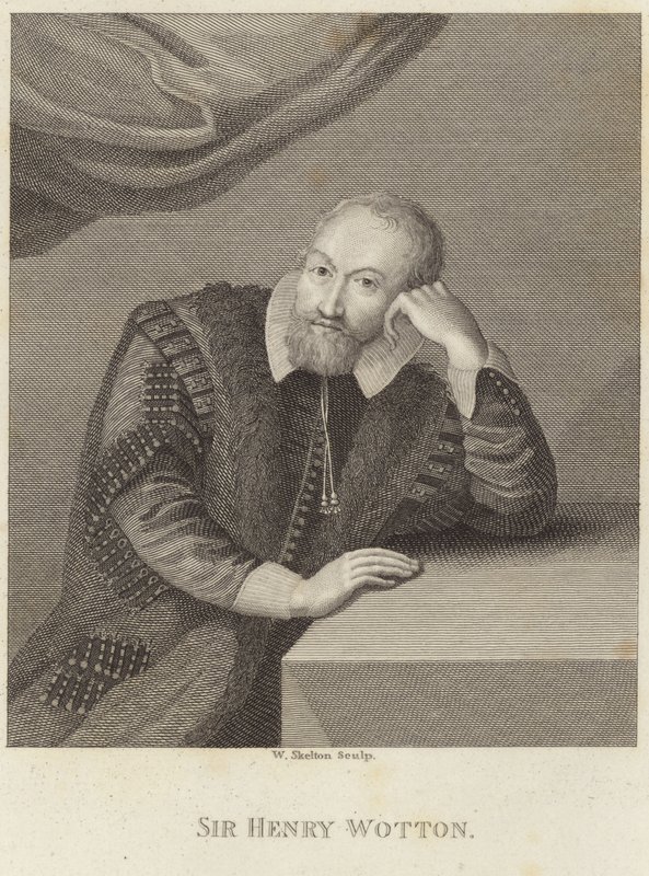 Sir Henry Wottonin muotokuva tekijältä English School