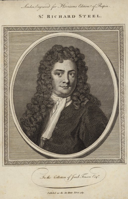 Sir Richard Steelen muotokuva tekijältä English School