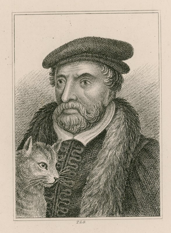 Muotokuva Sir Richard Whittingtonista ja kissasta, muuten Dick Whittington, Lontoon pormestari tekijältä English School
