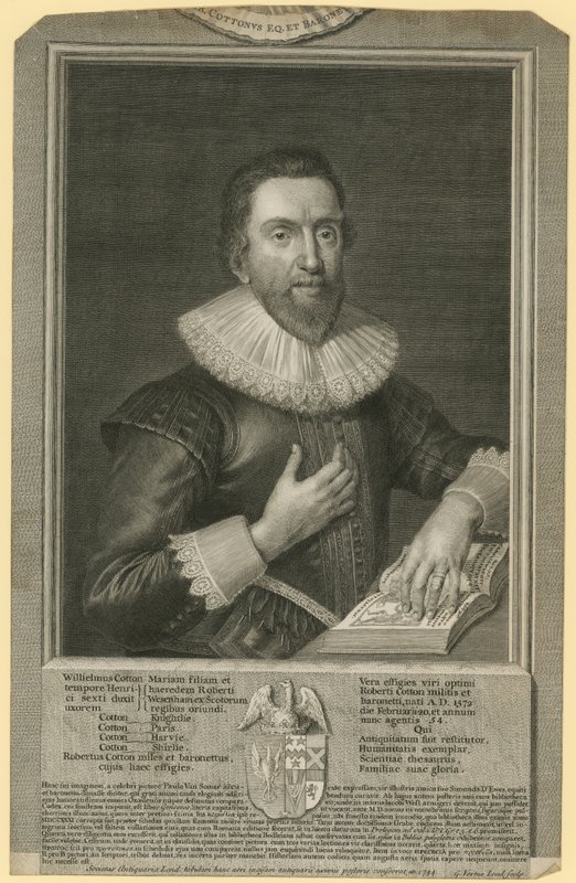Sir Robert Cottonin muotokuva tekijältä English School