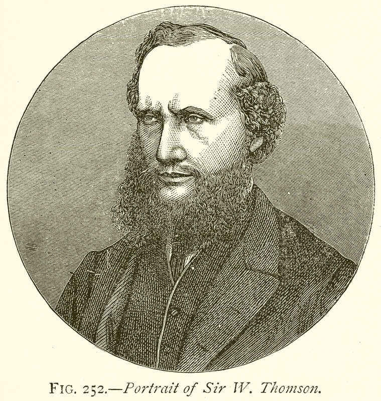 Sir W. Thomsonin muotokuva tekijältä English School