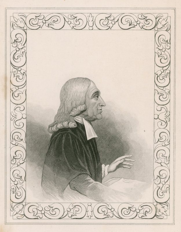 Pastori John Wesleyn muotokuva tekijältä English School