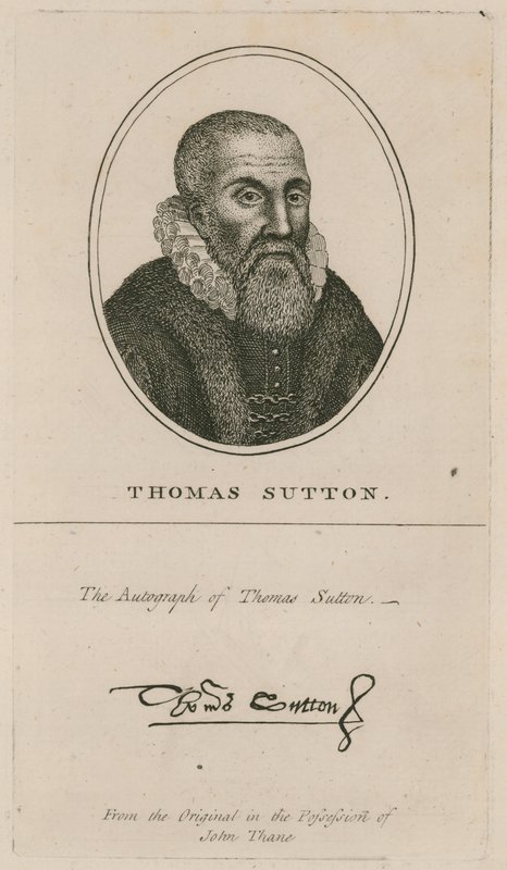 Thomas Suttonin muotokuva tekijältä English School