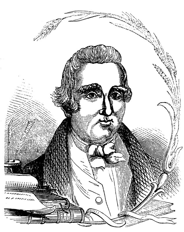 William Cobbettin muotokuva (kaiverrus) tekijältä English School