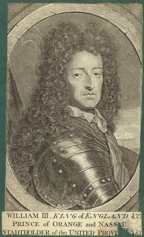 Oranssin prinssin William III:n muotokuva tekijältä English School