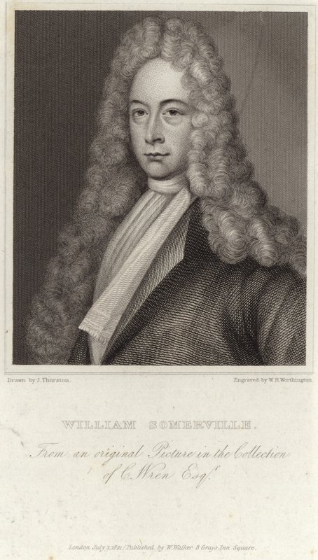 William Somervillen muotokuva tekijältä English School