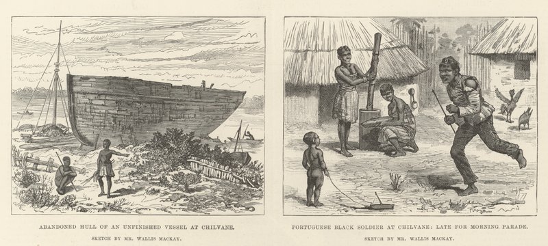 portugalilainen Itä-Afrikka (kaiverrus) tekijältä English School
