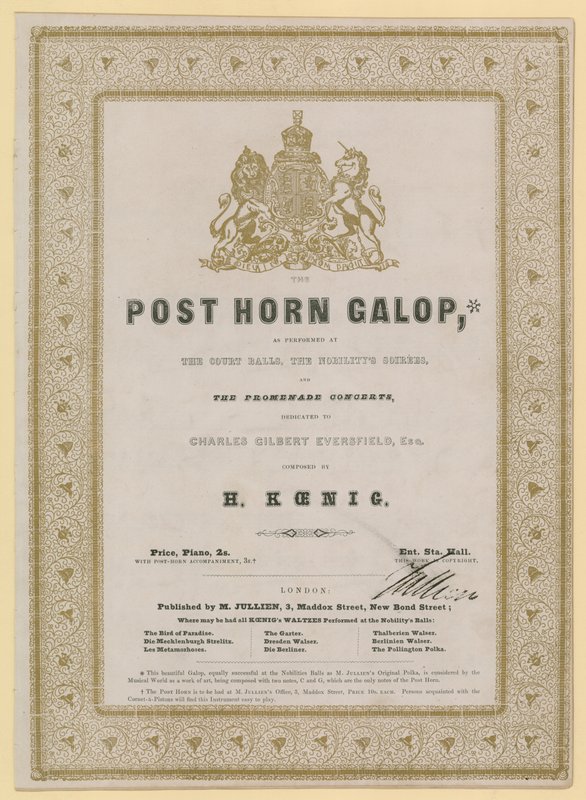 Viesti Horn Galop tekijältä English School