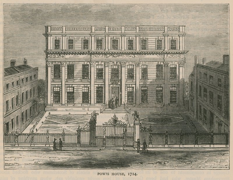Powis House, Lontoo, vuonna 1714 tekijältä English School