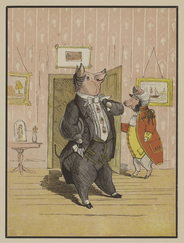 Precocious Piggy (väri litho) tekijältä English School