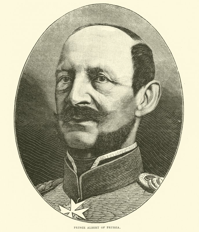 Preussin prinssi Albert, lokakuu 1870 tekijältä English School