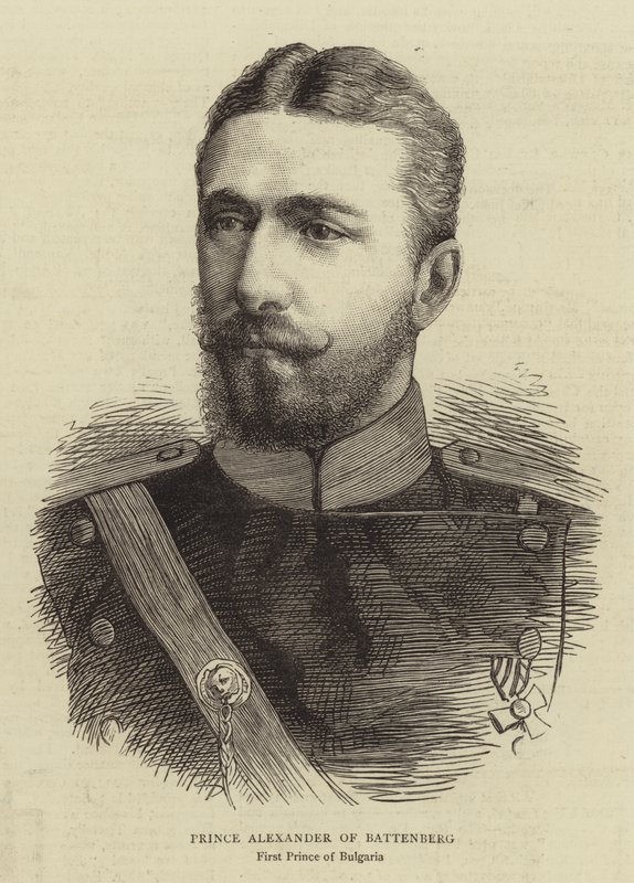 Battenbergin prinssi Aleksanteri (kaiverrus) tekijältä English School