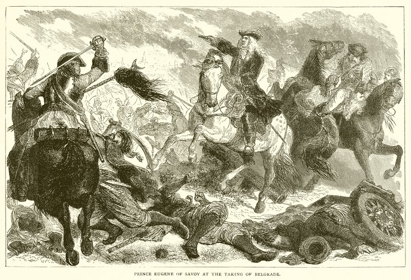 Prinssi Eugene of Savoy Belgradin valloittamisessa tekijältä English School