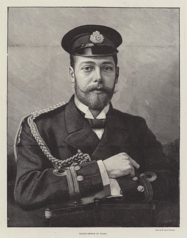Walesin prinssi George (kaiverrus) tekijältä English School
