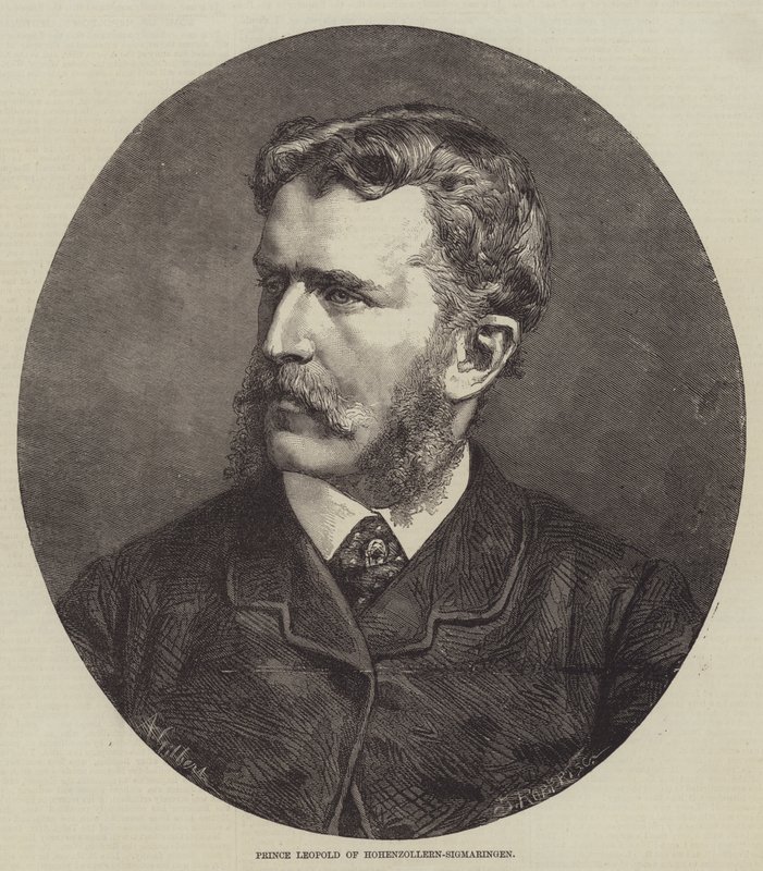 Hohenzollern-Sigmaringenin prinssi Leopold (kaiverrus) tekijältä English School