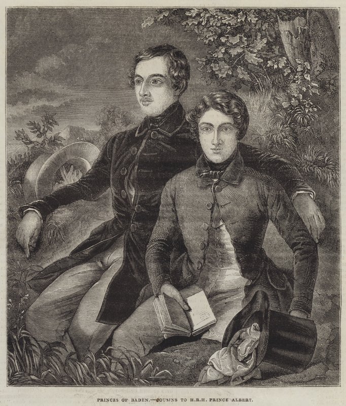 Badenin prinssit, HRH Prince Albertin serkut (kaiverrus) tekijältä English School
