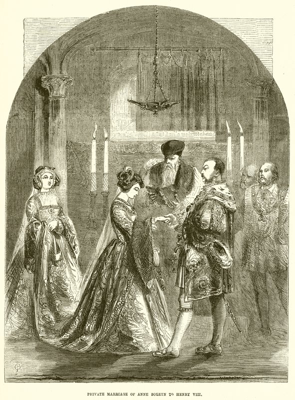 Anne Boleynin yksityinen avioliitto Henry VIII:n kanssa tekijältä English School