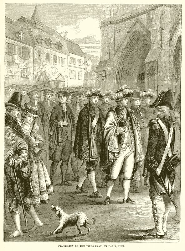 Tiers Etat -kulkue Pariisissa, 1789 tekijältä English School