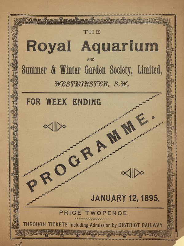 Ohjelma Royal Aquariumille tekijältä English School