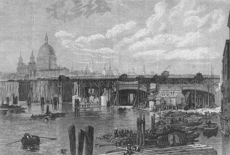 Uuden Blackfriars-sillan rakentaminen etenee tekijältä English School