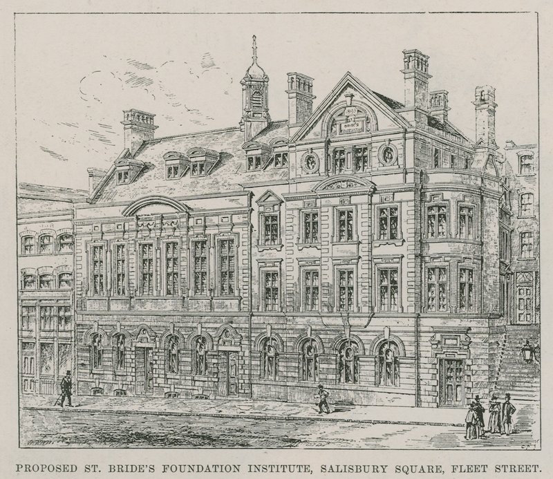 Ehdotettu St Brides Foundation Institute, Salisbury Square, Fleet Street tekijältä English School