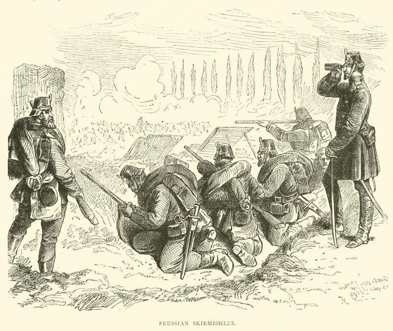 Preussian Skirmishers, helmikuu 1871 tekijältä English School