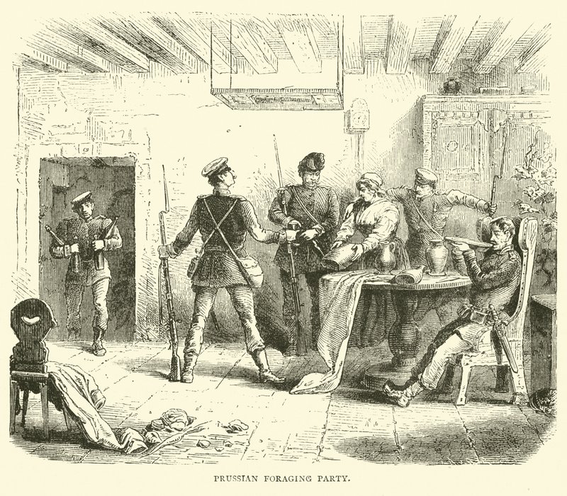 Preussin ravinnonhakujuhla, maaliskuu 1871 tekijältä English School