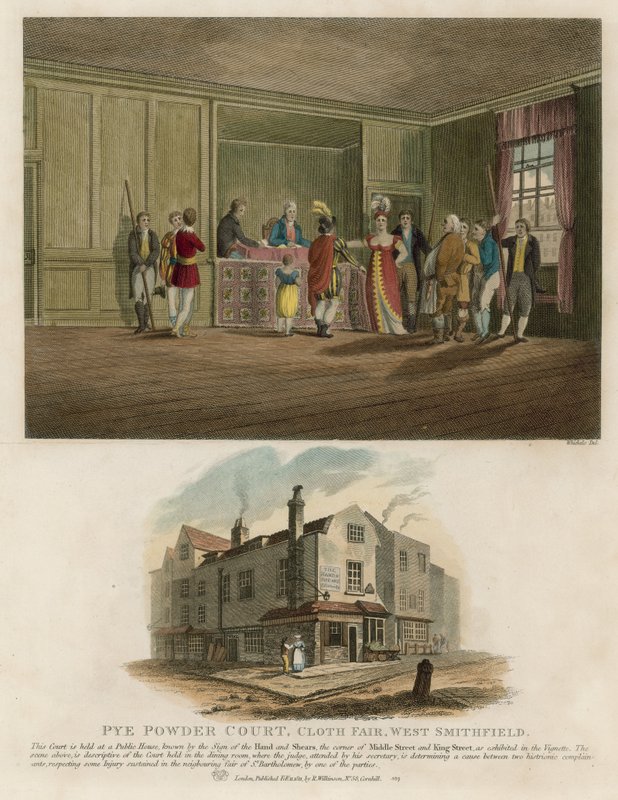 Pye Powder Court, Cloth Fair, West Smithfield tekijältä English School