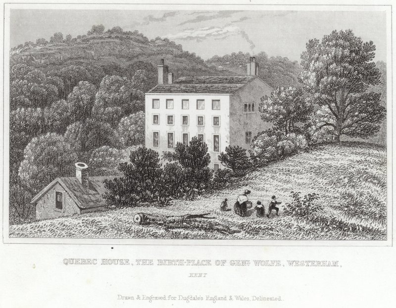 Quebec House, kenraali Wolfen syntymäpaikka Westerhamissa tekijältä English School