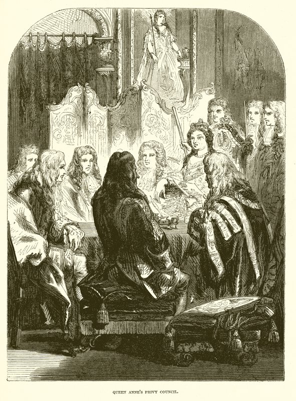 Queen Annes Privy Council tekijältä English School